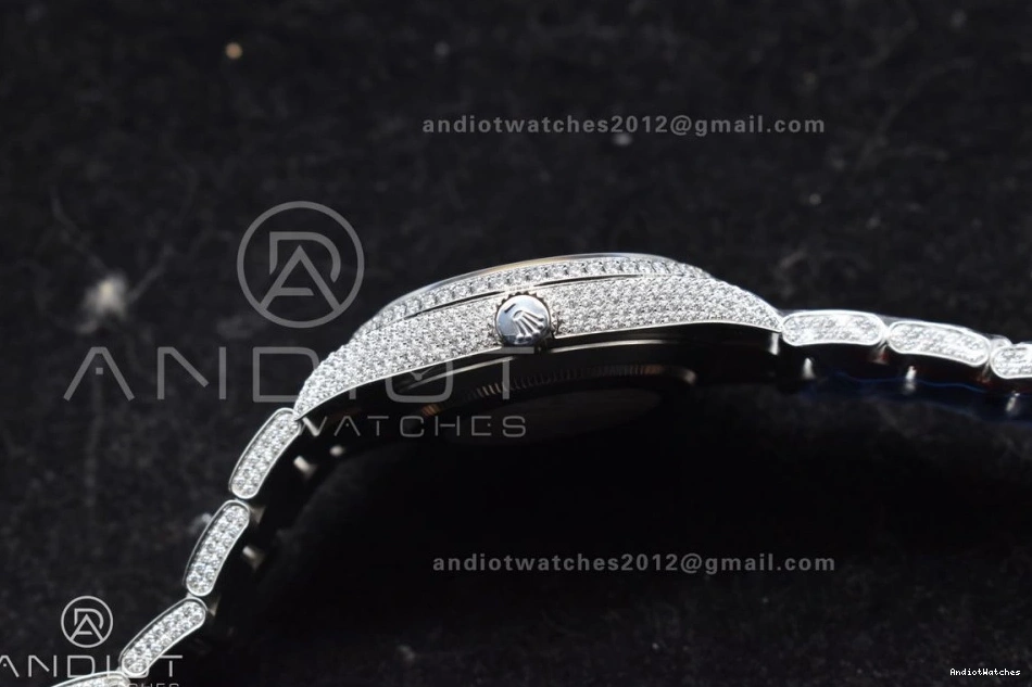 41mm Arabic Wheel Numerical Diamond Version Date Markers with DateJust JDF 900 ZipUp Best 1010